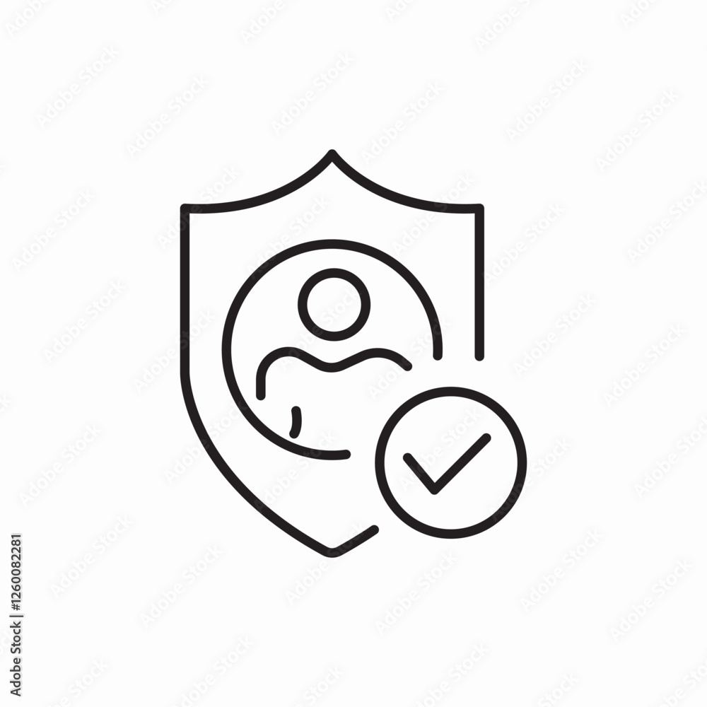 verified user profile icon vector sign verified user profile icon vector sign