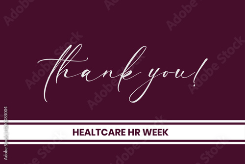 healtcare HR week holiday concept
