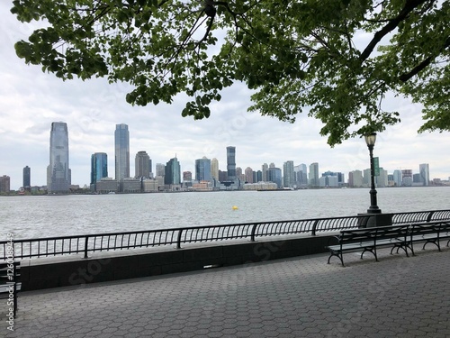 Stunning View of Jersey City from Lower Manhattan – Iconic NYC Skyline