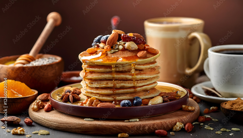 a, stack, of, pancakes, pancake, breakfast, food, with, nuts, walnuts, fruits, berries, new, close up, macro, brown, studio, photography, dessert, sweet, meal, plate, syrup, white, snack, cake, fruit, a, stack, of, pancakes, pancake, breakfast, food, with, nuts, walnuts, fruits, berries, new, close up, macro, brown, studio, photography, dessert, sweet, meal, plate, syrup, white, snack, cake, fruit,