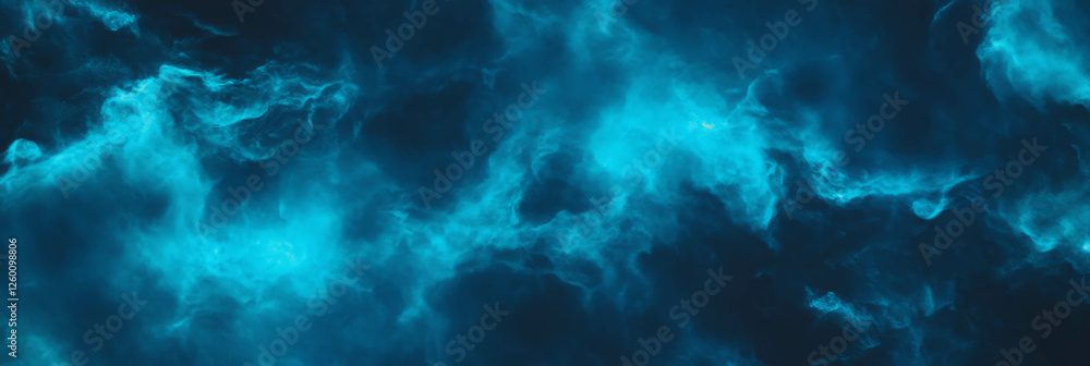 Obraz premium Vibrant ocean blue water with powerful ripples and dark shadows for a striking background