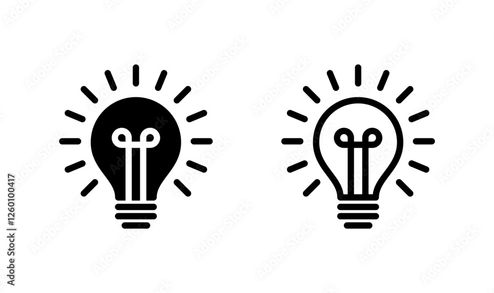 Lamp icon logo design. Light bulb sign and symbol. idea symbol. Lamp icon logo design. Light bulb sign and symbol. idea symbol.