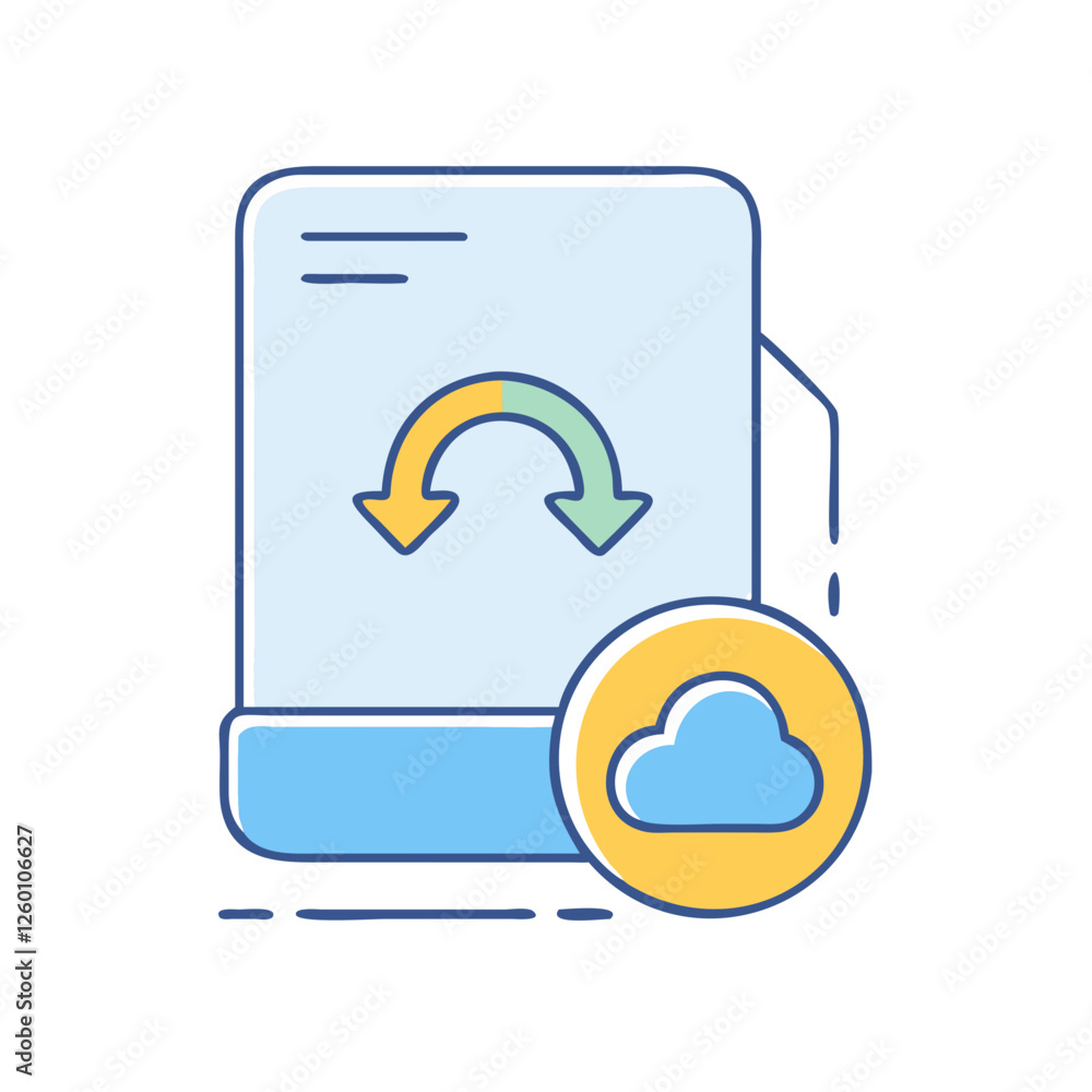 backup icon, backup vector illustration-simple illustration of backup, perfect for backup logos and icons backup icon, backup vector illustration-simple illustration of backup, perfect for backup logos and icons