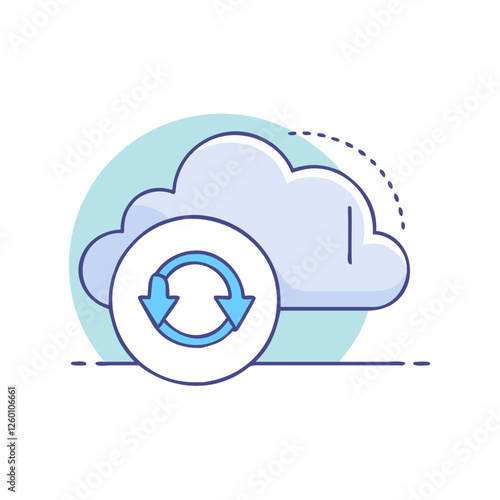 backup icon, backup vector illustration-simple illustration of backup, perfect for backup logos and icons