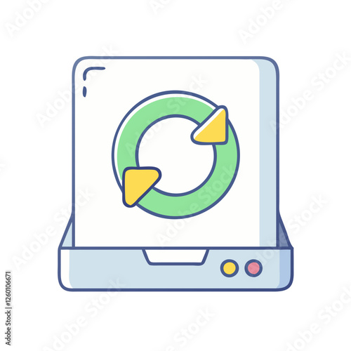 backup icon, backup vector illustration-simple illustration of backup, perfect for backup logos and icons
