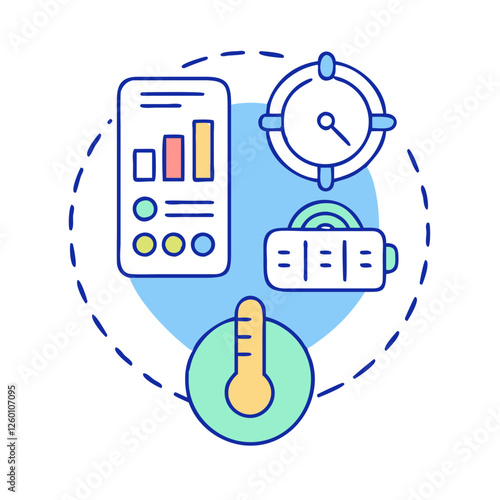 control measures icon, control measures vector illustration-simple illustration of control measures, perfect for control measures logos and icons
