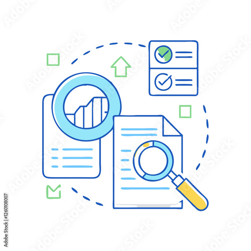 internal audit icon, internal audit vector illustration-simple illustration of internal audit, perfect for internal audit logos and icons