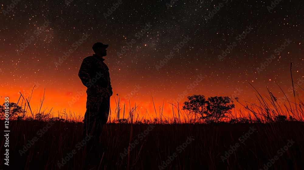 facing my faith silhouette of a man standing in front of a starry sky facing my faith silhouette of a man standing in front of a starry sky