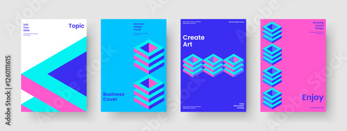 Geometric Background Layout. Abstract Business Presentation Design. Isolated Book Cover Template. Brochure. Report. Poster. Flyer. Banner. Portfolio. Handbill. Advertising. Catalog. Newsletter