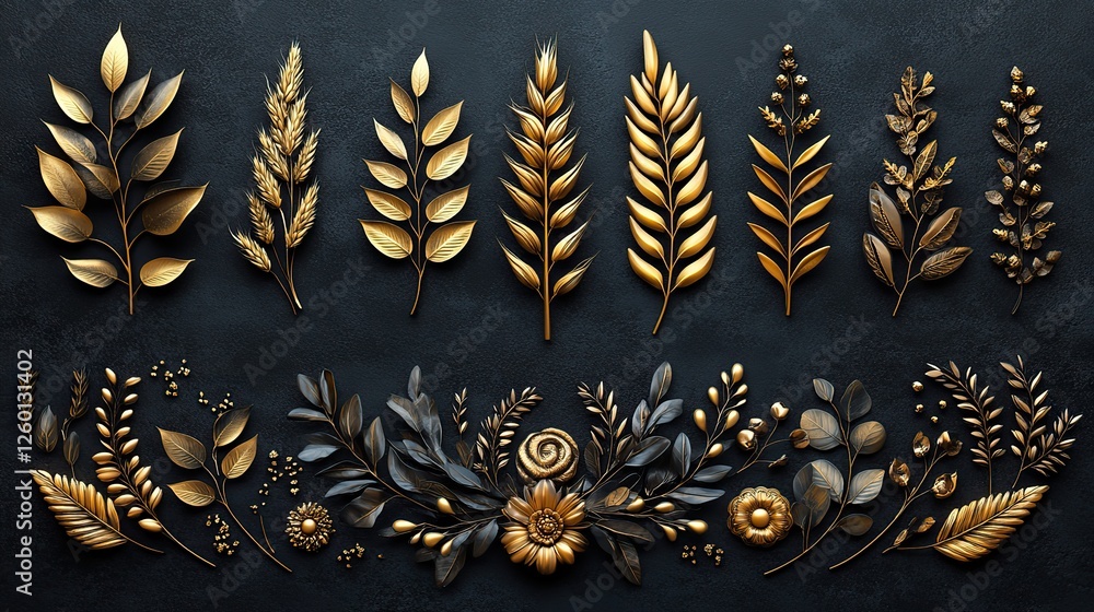 grain spikes and wheat wreaths serve as set symbol grain spikes and wheat wreaths serve as set symbol