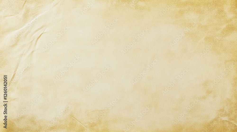 Obraz premium Vintage Parchment Texture with Delicate Fibers and Soft, Yellowed Hue: Evoking Elegance of Bygone Eras with a Warm and Authentic Background for Text or Imagery