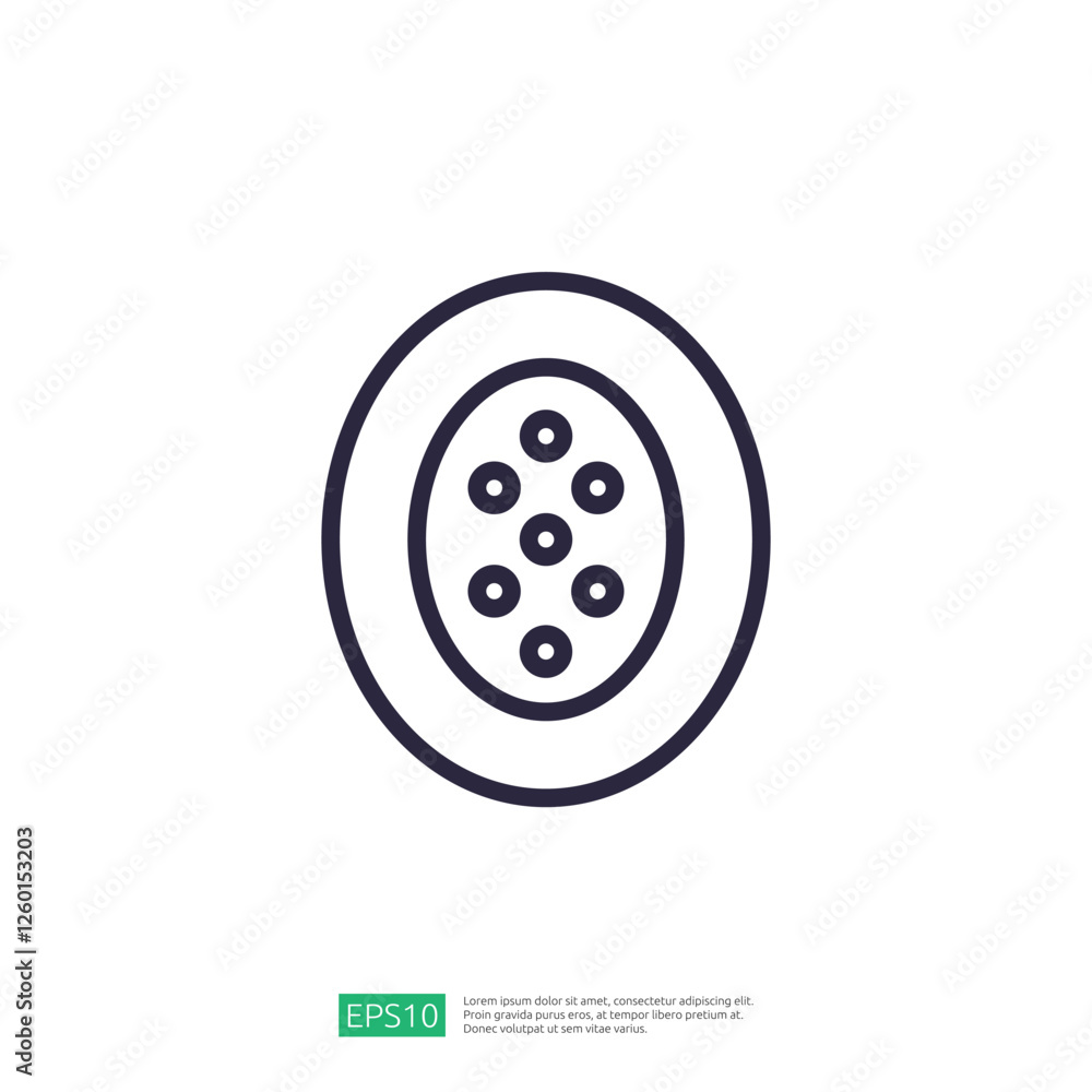 Minimalist Line Art Illustration of a Fruit Slice on a White Background with Seeds. Simple Vector Art Design. A Colorful Illustration. A Fresh and Juicy Fruit Slice. A Fruit Minimalist Line Art Illustration of a Fruit Slice on a White Background with Seeds. Simple Vector Art Design. A Colorful Illustration. A Fresh and Juicy Fruit Slice. A Fruit