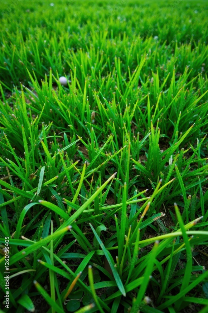 Intricate short-cut grass, lush green stripes, texture, emerald, nature Intricate short-cut grass, lush green stripes, texture, emerald, nature