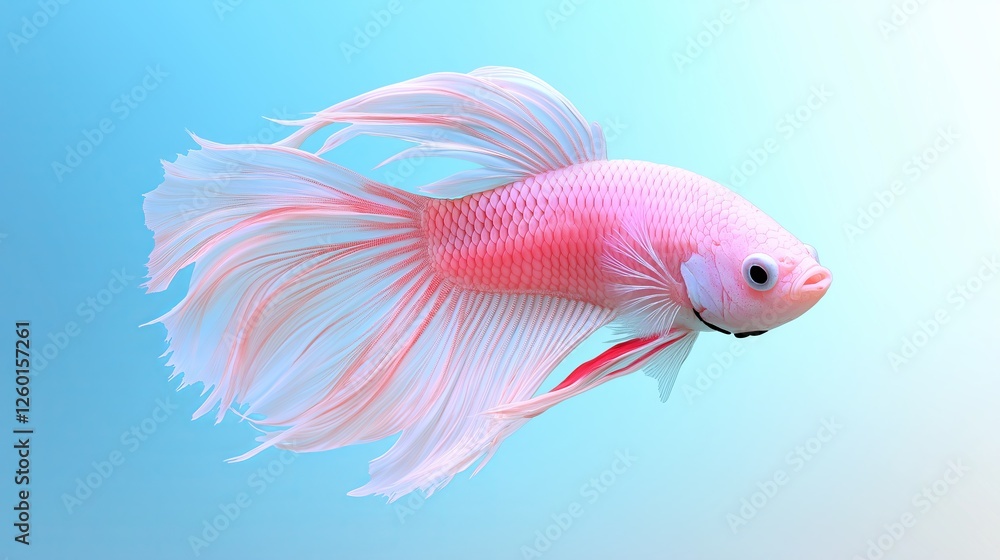 Fototapeta premium Pink Betta Fish