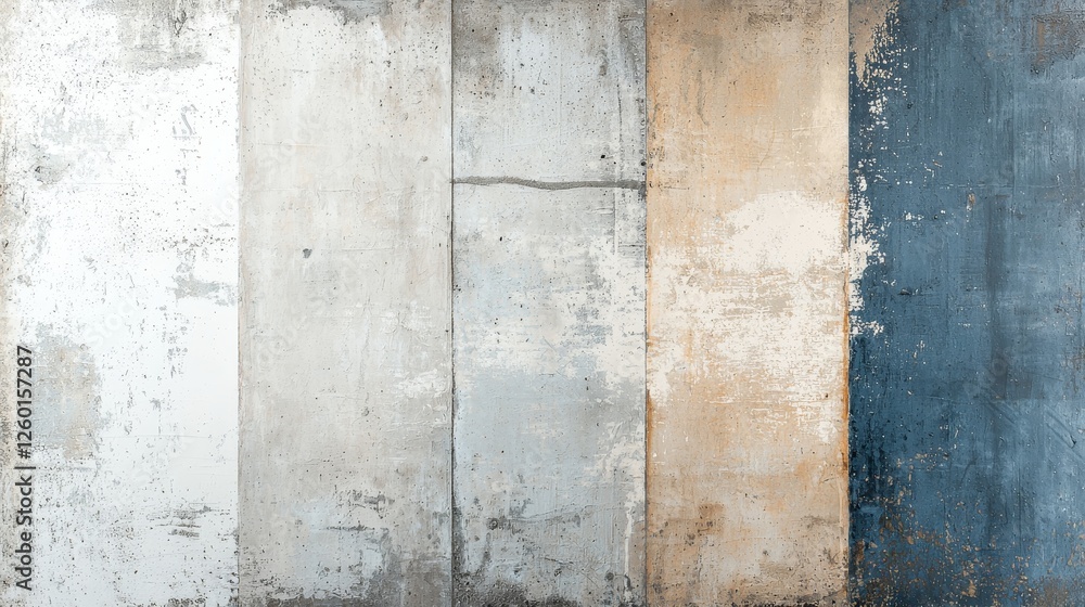 A textured wall featuring varying shades of gray, beige, and blue, showcasing a rustic, weathered appearance with a blend of smooth and rough surfaces. A textured wall featuring varying shades of gray, beige, and blue, showcasing a rustic, weathered appearance with a blend of smooth and rough surfaces.