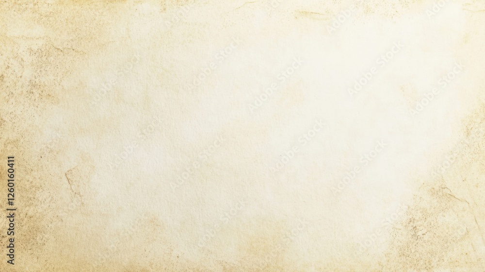 Obraz premium Aerial Perspective of Blank Parchment Texture with Subtle Grain and Aged Patina: Perfect for Nostalgic or Authentic Projects with Pristine Canvas for Text or Graphics