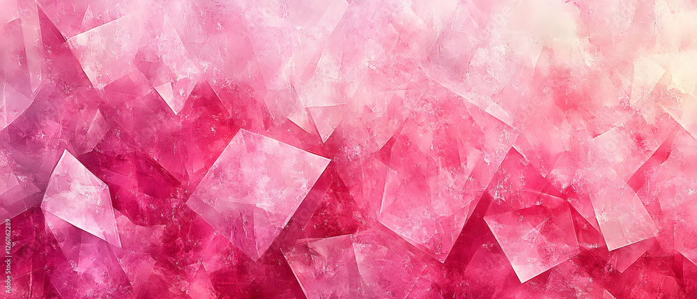 Fototapeta premium Pink Crystal Abstract Background Texture