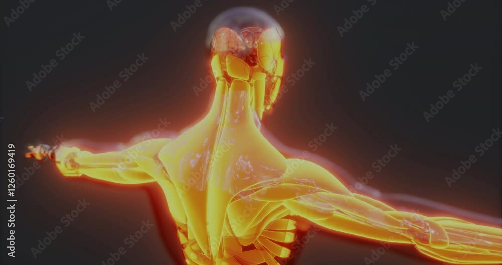 Visual Muscle Growth This visual representation showcases the intricate muscle anatomy of ...