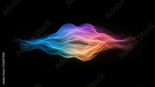 Wallpaper Mural Digital transformation threads connecting ideas virtual space abstract dark environment dynamic viewpoint innovation concept Torontodigital.ca