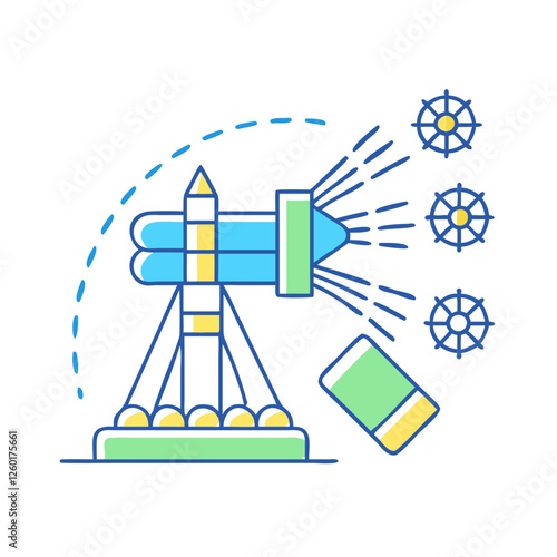 containment boom icon, containment boom vector illustration-simple illustration of containment boom, perfect for containment boom logos and icons