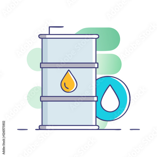 crude oil icon, crude oil vector illustration-simple illustration of crude oil, perfect for crude oil logos and icons