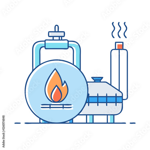 gas export icon, gas export vector illustration-simple illustration of gas export, perfect for gas export logos and icons