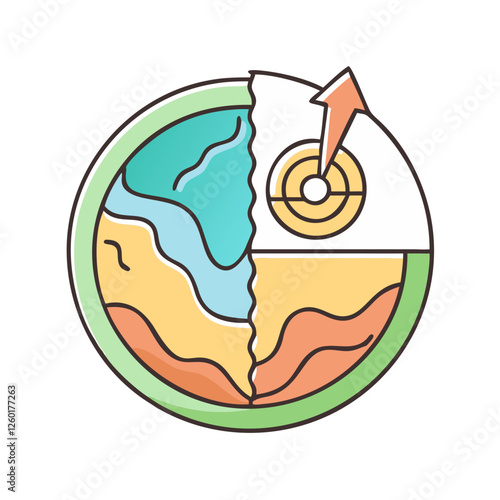 geology icon, geology vector illustration-simple illustration of geology, perfect for geology logos and icons
