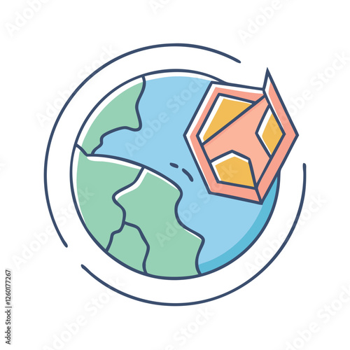 geology icon, geology vector illustration-simple illustration of geology, perfect for geology logos and icons