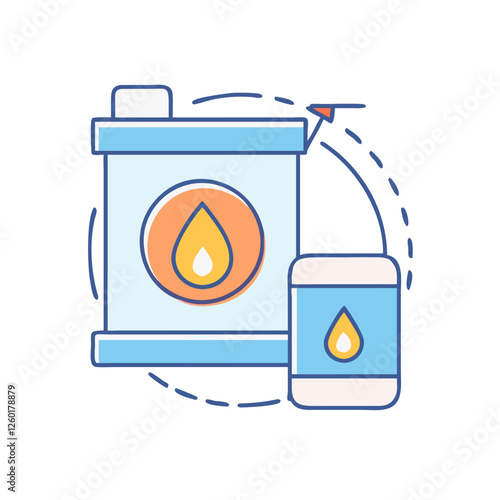 petroleum icon, petroleum vector illustration-simple illustration of petroleum, perfect for petroleum logos and icons