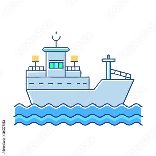 tanker ship icon, tanker ship vector illustration-simple illustration of tanker ship, perfect for tanker ship logos and icons