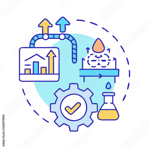 upstream operations icon, upstream operations vector illustration-simple illustration of upstream operations, perfect for upstream operations logos and icons