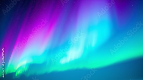 Aurora borealis-inspired gradient with vibrant glowing colors