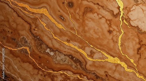 Marble texture with golden veins, luxury abstract design