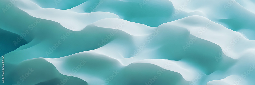 Obraz premium Textured water ripple pattern creating a calming effect in soft blue tones