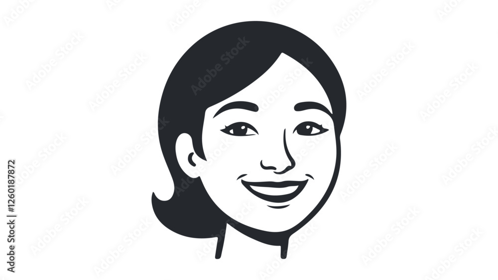 face of a girl vector illustration face of a girl vector illustration