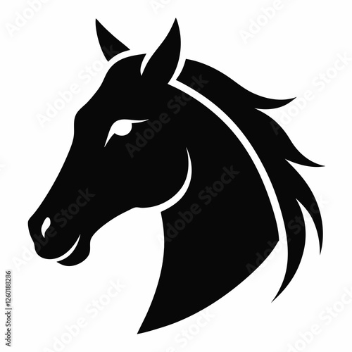 horse head silhouette