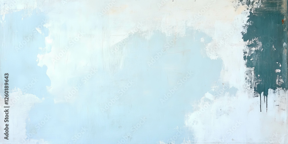 Fototapeta premium Texture of a weathered white wall with subtle grey details and faded paint effects