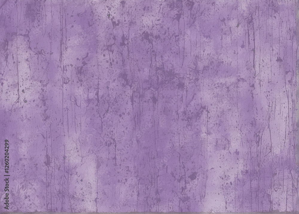 Obraz premium A textured background featuring a blend of soft and vibrant shades of purple, enhanced with abstract splatters and streaks that create a dynamic visual effect.
