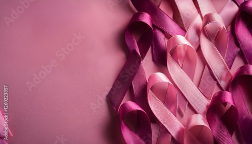 Lazo rosa, que simboliza la solidaridad en la lucha contra el cáncer de mama. Su día se celebra cada 19 de octubre.