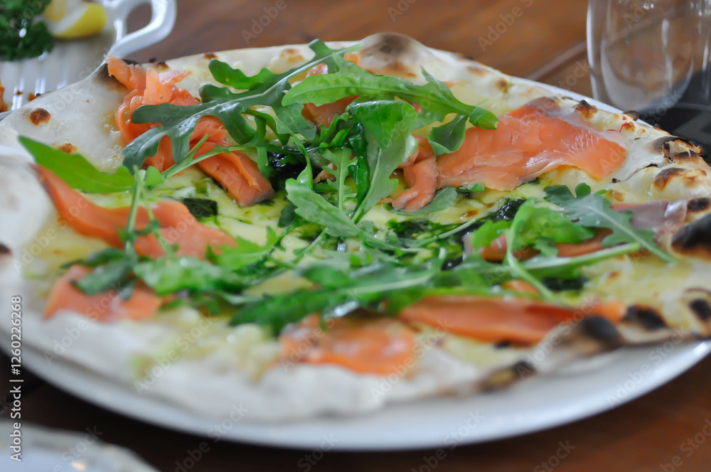salmon pizza or salmon and vegetable pizza , smoked salmon pizza salmon pizza or salmon and vegetable pizza , smoked salmon pizza
