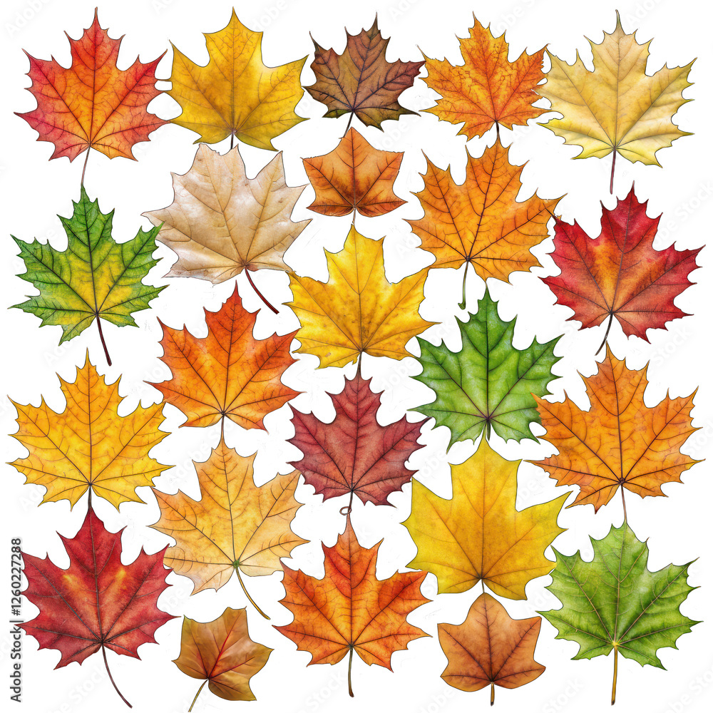 Fototapeta premium autumn leaves collection
