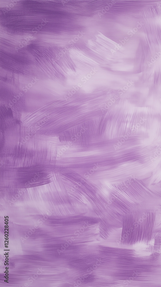 Fototapeta premium A pastel purple background with gentle, soft brushstroke textures in shades of lavender and lilac