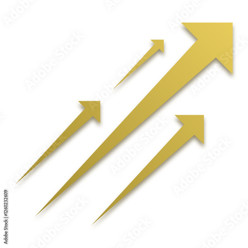 Golden Up arrow