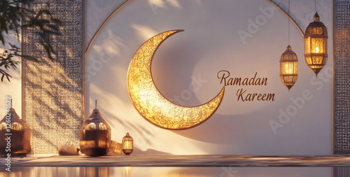 Ramzan Kareem Islamic Background.