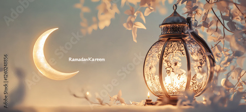 Ramzan Kareem Islamic Background.