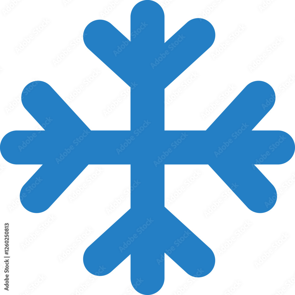 Obraz premium Snow weather icon