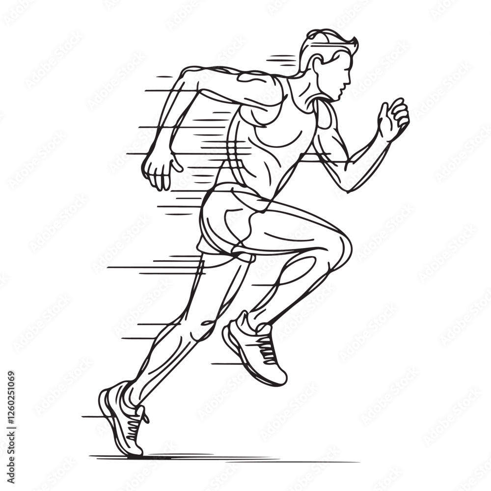 Running Figure Silhouette - Elegant Running Line Drawing - Running Man Vector - Running Man Doodle - Running Illustration - Running Man Line Art
Running Figure Silhouette - Elegant Running Line Drawing - Running Man Vector - Running Man Doodle - Running Illustration - Running Man Line Art
