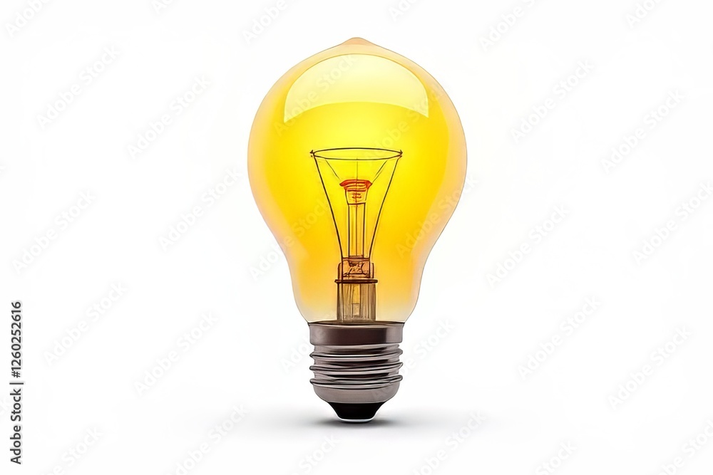Illuminated Lightbulb Symbol of Innovation and Ideas Illuminated Lightbulb Symbol of Innovation and Ideas