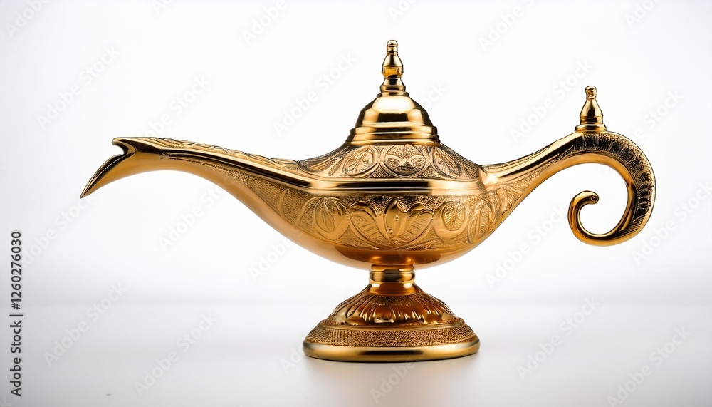 magic lamp on a white background magic lamp on a white background