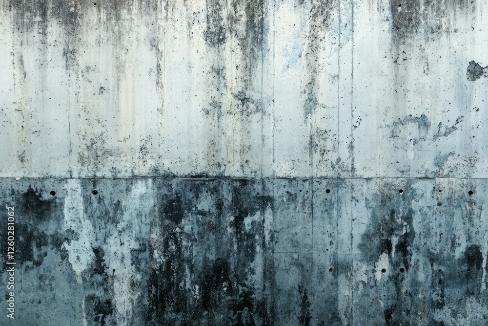 Distressed concrete wall and floor texture detail. AI image Distressed concrete wall and floor texture detail. AI image